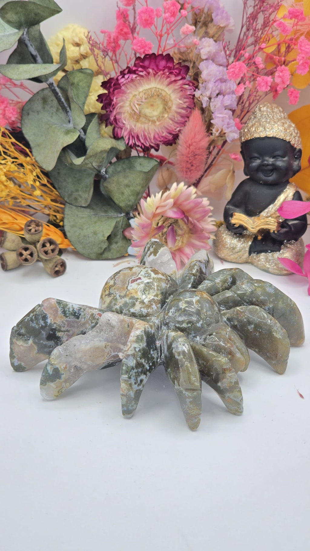 Moss Agate Spider