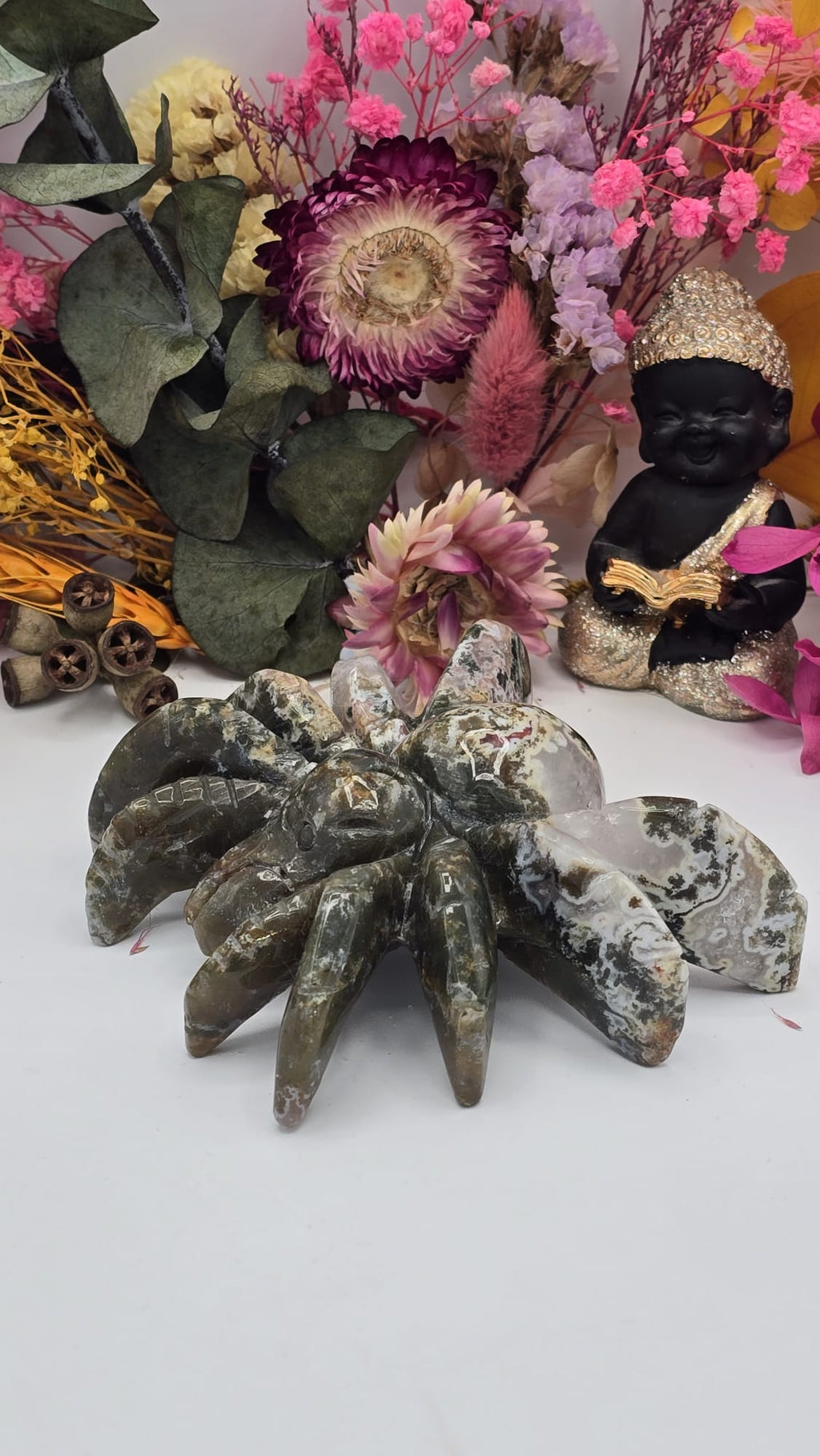 Moss Agate Spider
