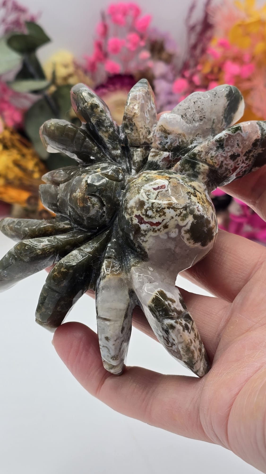 Moss Agate Spider