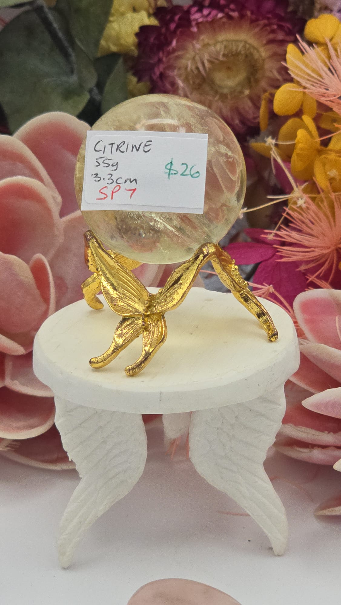 Citrine Sphere