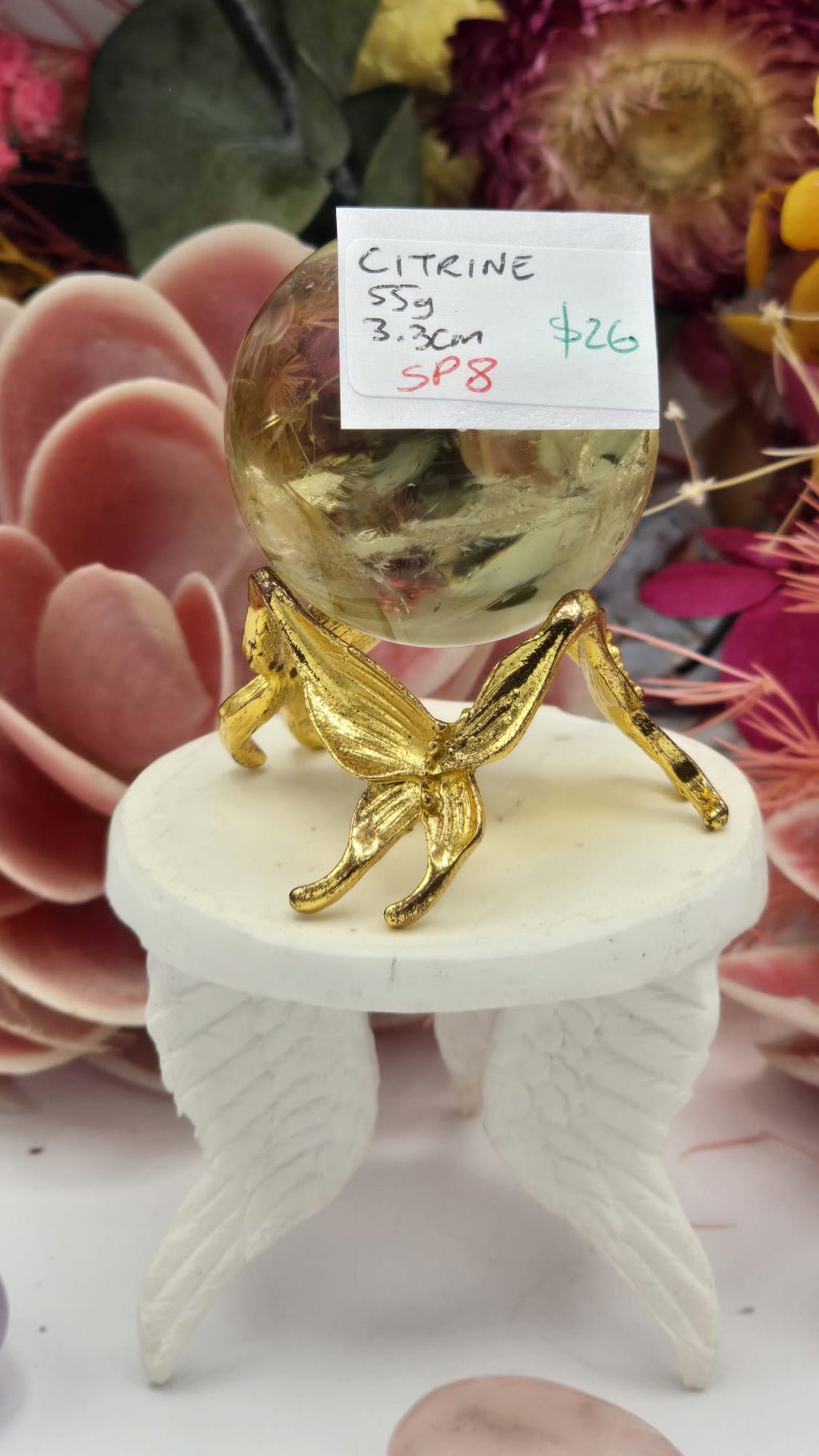 Citrine Sphere